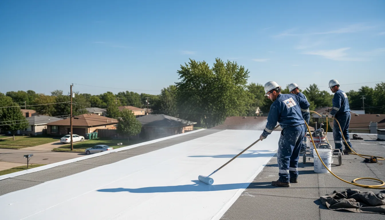 Commercial roof coating in Binghamton, NY near me